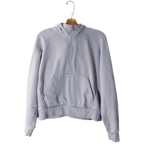 Athleta Misty Blue 3/4 Zip Up Hoodie Athletic Wear Long Sleeve Tall